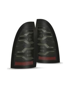 AlphaRex 05-15 Toyota Tacoma LUXX LED Taillights Alpha Blk w/Activ Light/Seq Signal - 680050