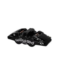 Wilwood Caliper-Aero4 - Black 1.12/1.12in Pistons 1.10in Disc - 120-13338-BK