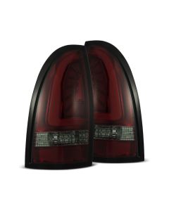 AlphaRex 05-15 Toyota Tacoma PRO-Series LED Tail Lights Red Smoke - 680040