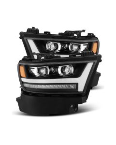 AlphaRex 19-20 Ram 1500HD PRO-Series Proj Headlight Plnk Style Blk w/Activ Light/Seq Signal/Plnk DRL - 880515