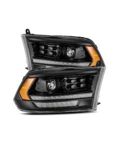 Dodge Ram 1500 | 2500 | 3500 LUXX-Series Projector Headlights Black Smoked Lens 2009-2018 Alpharex-