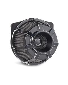 Arlen Ness Air Cleaner Kt Bevelled Inv Bk - 18-935