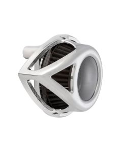 Arlen Ness Clear Tear Sucker Chrome Air Cleaner Kit Harley Davidson XL Sportster 1991+- ARLE-18-988