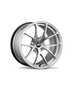 BBS RI-A 18x10.5 5x120 ET22 Diamond Silver Wheel -82mm PFS/Clip Required - RIA046DS