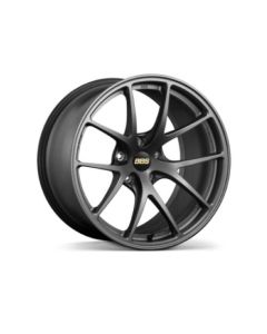 BBS RI-A 18x9.5 5x120 ET40 Matte Graphite Wheel -82mm PFS/Clip Required - RIA009MGR
