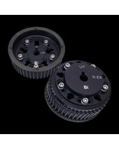 Brian Crower Adjustable Cam Gears Black for Subaru EJ205/EJ257 (set of 2)-exhaust side only - BC8860B-EX