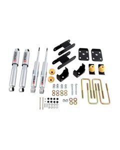 Belltech 2015 GM Colorado/Canyon Ext Cab Short Bed Lowering Kit w/ND II Shocks - 0-3in F/4in R Drop - 999SP