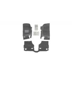 BedRug 07-10 Jeep JK 2Dr Front 3pc Floor Kit (Incl Heat Shields) - BRJK07F2