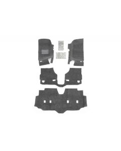 BedRug 07-16 Jeep JK Unlimited 4Dr Front 4pc Floor Kit (Incl Heat Shields) - BRJK07F4