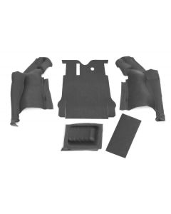 BedRug 07-10 Jeep JK 2Dr Rear 5pc BedTred Cargo Kit (Incl Tailgate & Tub Liner) - BTJK07R2