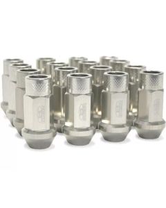 Blox Racing Silver 12x1.5mm Street Series Forged Lug Nuts 20pcs- BLOX-BXAC-00104-SSSI