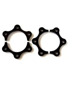 BLOX Honda S2000 Racing Half Shaft Spacers - Black (Recommended for vehicles lowered 1.25in or more) - BXDL-00101-BK