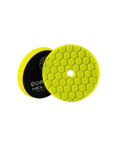 Chemical Guys Hex-Logic Quantum Heavy Cutting Pad - Yellow - 5.5in - BUFX111HEX5