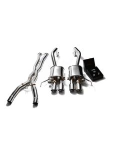 ARMYTRIX Valvetronic Exhaust System w/X-Pipe | Chevrolet Corvette C7 2014-2019- ARMY-CZ6C7-X+CZ6C7-QS28C