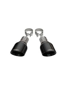 Corsa 2011-2021 Jeep Grand Cherokee Single 2.5in Inlet / 4.5in Outlet Black PVD Pro-Series Tip Kit - 14067BLK