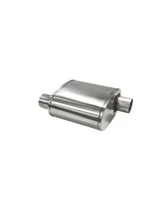 Corsa Pro Series Custom Sport Muffler 304SS 3in Offset In / 3in Offset Out 10in Length - CP3000S
