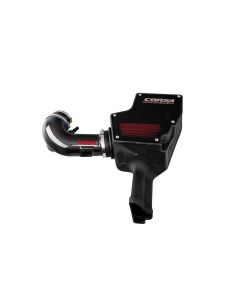 Corsa Black Carbon Fiber Closed Box Air Intake w/ DryTech 3D No Oil Ford Mustang GT 5.0L V8 2018-202
