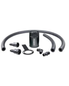 Corsa Performance Aluminum Oil Catch Can w/ Bracket Jeep 3.6L V6 Wrangler 2018+ | Gladiator 2020+- C