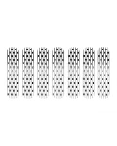 DV8 Offroad 2007-2018 Jeep JK Polished Grille Inserts - D-JP-190008-POLSH