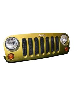 DV8 Offroad 2007-2018 Jeep JK Black Mesh Grille - D-JP-190010-BK