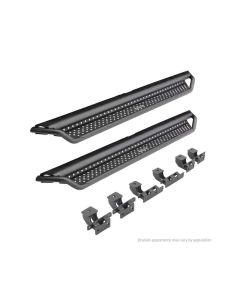 Go Rhino Dominator Extreme D1 SideSteps Complete Kit w/SideStep + Brackets Toyota Tundra Crew Max 20