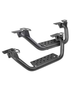 Go Rhino Dominator Extreme D6 SideSteps - Tex Blk - 4in Drop Down Steps (Pair) - D6410000T