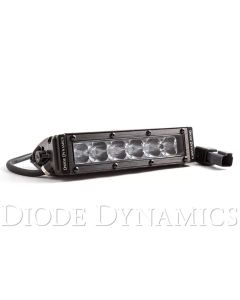 Diode Dynamics 6 In LED Light Bar Single Row Straight SS6 - White Driving Light Bar (Single) - DD5014S