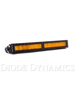 Diode Dynamics 12 In LED Light Bar Single Row Straight - Amber Wide Each Stage Series - DD5045S