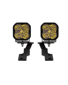 Diode Dynamics 16-21 Toyota Tacoma Pro SS3 LED Ditch Light Kit - Yellow Combo - DD6375
