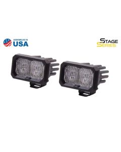 Diode Dynamics Stage Series 2 In LED Pod Sport - White Fog Standard ABL (Pair) - DD6385P
