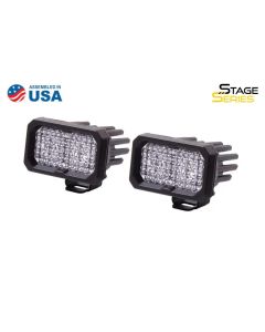 Diode Dynamics Stage Series 2 In LED Pod Pro - White Flood Standard ABL (Pair) - DD6414P