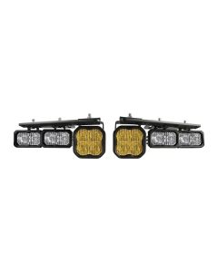 Diode Dynamics 21-Up Ford Bronco Stage Series Fog Pocket Kit - Yellow Max - DD7183