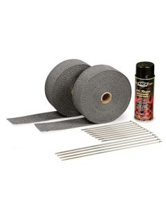DEI Kit - Black Wrap & Black HT Silicone Coating (Aerosol) - 10110