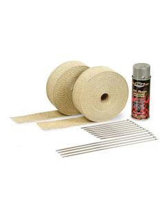 DEI Exhaust Wrap Kit - Tan Wrap & Aluminum HT Silicone Coating (Aerosol) - 10112