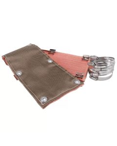 DEI Pipe Shield w/Stainless Steel Clamps - 6in x 36in - Titanium - 10452