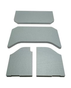 DEI 11-18 Jeep Wrangler JK 4-Door Boom Mat Headliner - 4 Piece - Gray - 50139