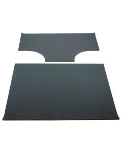 DEI 03-06 Jeep Wrangler TJ 2-Door w/Speaker Pods Boom Mat Headliner - 2 Piece - Black - 50146