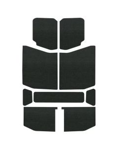 DEI 18-23 Jeep Wrangler JL 4-Door Boom Mat Headliner - 9 Piece - Black - 50168