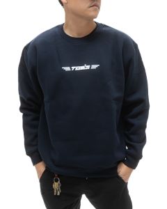 TOM'S Racing - 49th Anniversary Navy Classic Logo Crewneck Sweatshirt (Navy) ** Limited Edition ** - Medium