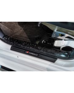 TOM'S Racing - Forged Carbon Front Scuff Plate Cover - Toyota GR Corolla [2023+] / Toyota Corolla Hatchback [2019+] - TMS-67913-TEA14