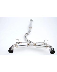 Invidia 12+ Subaru BRZ / Toyota 86 N2 60mm Single Layer Titanium Burnt Tips Cat-Back Exhaust - HS12SST6N21GT