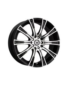 Konig Crown 18x8 5x114.3 ET40 Black Machine Face - CW88514405