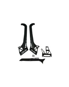DV8 Offroad 20-22 Jeep JL 392 & JT Mojave A-Pillar Light Bar Mount - LBJL-07