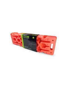 DV8 Offroad Recovery Traction Boards w/ Carry Bag - Red - RTB1-01RD