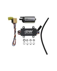 DeatschWerks DW440 440lph Brushless Fuel Pump w/+C102 Controller w/ Install Kit 14-19 Chevy Corvette - 9-442-C102-0911