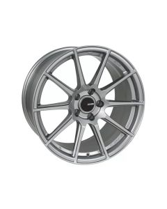 Enkei TS10 18x8.5 45mm Offset 5x100 Bolt Pattern 72.6mm Bore Dia Grey Wheel - 499-885-8045GR