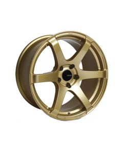 Enkei T6S 18x8 45mm Offset 5x100 Bolt Pattern 72.6 Bore Gold Wheel - 485-880-8045GG