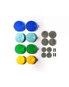 Ticon Industries 2.5in-4in Silicon Purge Plug Kit - 903-71000-1000