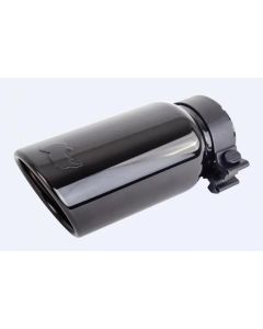 Go Rhino Exhaust Tip - Black Chrome - ID 3in x L 14in x OD 4in - GRT3414BC
