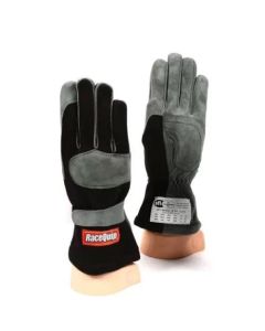 RaceQuip Black 1-Layer SFI-1 Glove - XL - 351006